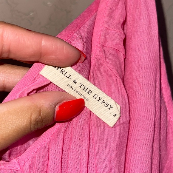 Spell & The Gypsy | Azalea Strappy Maxi Dress In Pink Candy Size: Medium - Picture 4 of 4